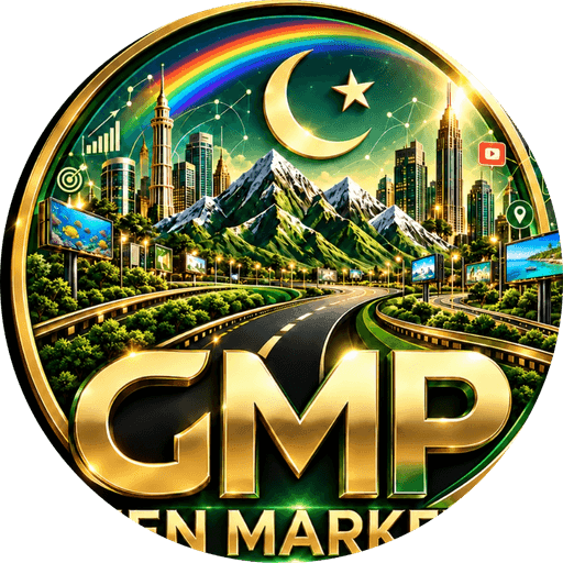 Green Marketing Pakistan Official 3D Emblem